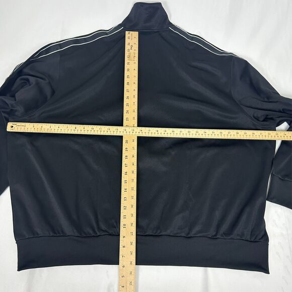 NWT Men's 2XL Genuine Adidas FS Track Top Black IX6713 New OG Retro - Picture 7 of 10